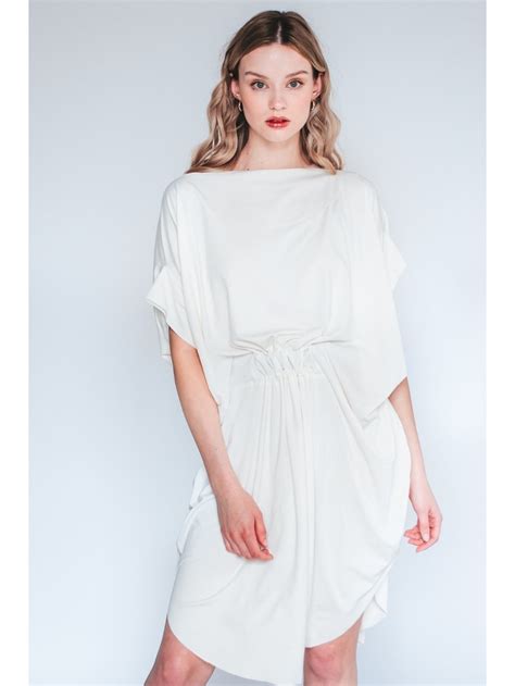 weißes designer kleid